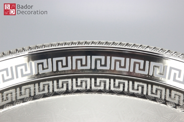 Elegante Tablett Orientalisch rund 